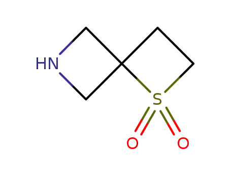 Molecular Structure of 1352546-75-8 (1-Thia-6-aza-spiro[3.3]heptane-1,1-dioxide)