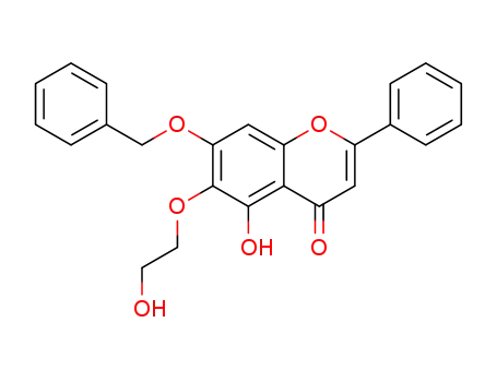 7-(benzyloxy)-5-hydroxy-6-(2-hydroxyethoxy)-2-phenyl-4H-1-benzopyran-4-one