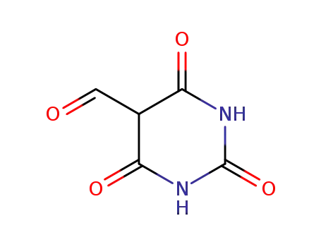 Molecular Structure of 4425-60-9 (2,4,6-trioxohexahydropyrimidine-5-carbaldehyde)