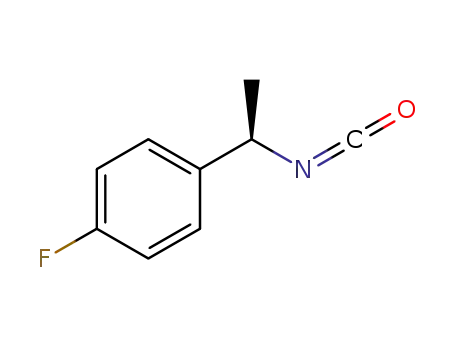 Molecular Structure of 745783-73-7 (Benzene, 1-fluoro-4-[(1R)-1-isocyanatoethyl]- (9CI))