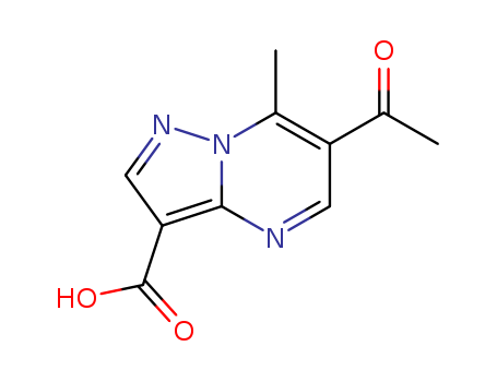 6-acetyl-7-methylpyrazolo[1,5-a]pyrimidine-3-carboxylic acid(SALTDATA: FREE)