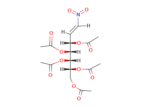 3,4,5,6,7-penta-O-acetyl-1,2-dideoxy-1-nitro-D-galacto-hept-1-enitol