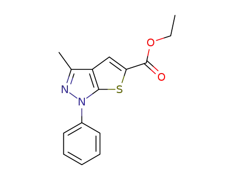 ethyl 3-methyl-1-phenyl-1H-thieno[2,3-c]pyrazole-5-carboxylate