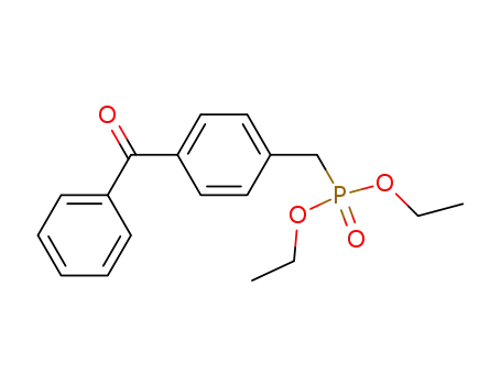 Molecular Structure of 118466-21-0 (Phosphonic acid, [(4-benzoylphenyl)methyl]-, diethyl ester)