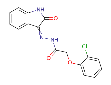 3-(2-(2-CHLOROPHENOXY)ACETYLHYDRAZIDYL)-2-OXOINDOLINE