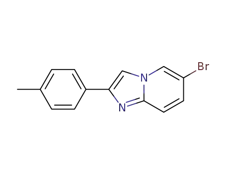 Molecular Structure of 858516-70-8 (6-Bromo-2-(4-methylphenyl)imidazo[1,2-a]pyridine)