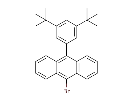 Molecular Structure of 1394079-13-0 (9-bromo-10-(3,5-di-tert-butylphenyl)anthracene)