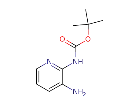 Molecular Structure of 108655-56-7 (Carbamic acid, (3-amino-2-pyridinyl)-, 1,1-dimethylethyl ester (9CI))