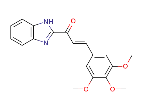 2-Propen-1-one, 1-(1H-benzimidazol-2-yl)-3-(3,4,5-trimethoxyphenyl)-