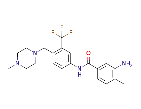 Molecular Structure of 1202649-62-4 (3-amino-4-methyl-N-(4-((4-methylpiperazin-1-yl) methyl)-3-(trifluoromethyl)phenyl)benzamide)