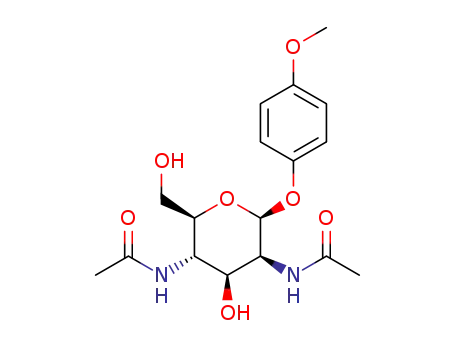 4-methoxyphenyl-2,4-diacetamido-2,4-dideoxy-β-D-mannopyranoside