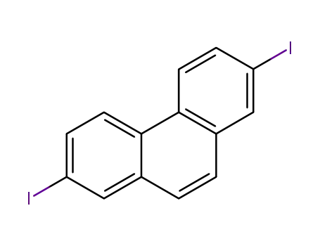 Molecular Structure of 62325-31-9 (Phenanthrene, 2,7-diiodo-)