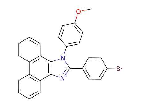 2-(4-bromophenyl)-1-(4-methoxyphenyl)-1H-phenanthro[9,10-d] imidazole