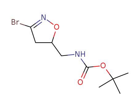 Carbamic acid,[(3-bromo-4,5-dihydro-5-isoxazolyl)methyl]-, 1,1-dimethylethyl ester (9CI)
