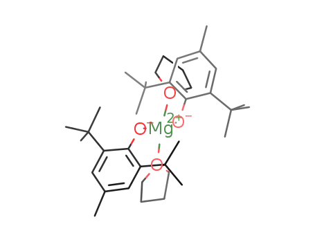 Molecular Structure of 67825-24-5 ([magnesium(2,6-di-tert-butyl-4-methylphenolate)<sub>2</sub>(tetrahydrofuran)<sub>2</sub>])