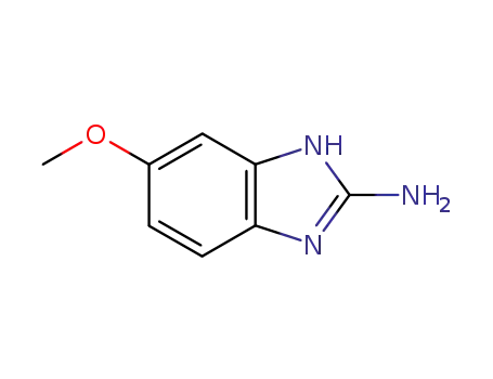 Molecular Structure of 6232-91-3 (5-METHOXY-1H-BENZOIMIDAZOL-2-YLAMINE)