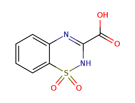2H-1,2,4-BENZOTHIADIAZINE-1,1-DIOXIDE-3-CARBOXYLIC ACID