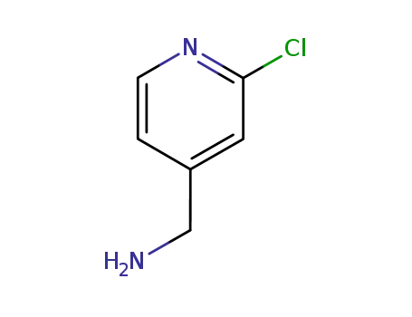 Molecular Structure of 144900-57-2 ((2-Chloropyridin-4-yl)methanamine)