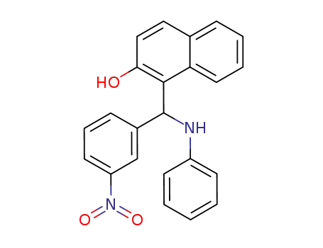 Molecular Structure of 856209-14-8 ([3-Nitro-dl-α-(2-oxy-naphthyl-(1))-benzyl]-anilin)