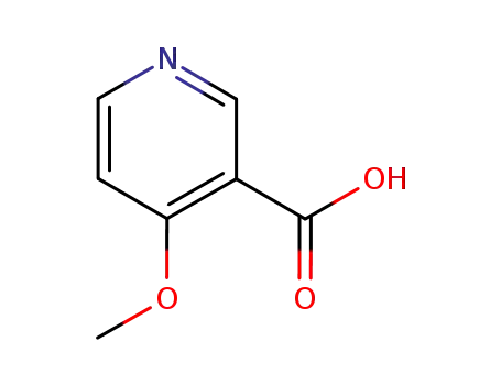 Molecular Structure of 10177-31-8 (4-METHOXY-3-PYRIDINECARBOXYLIC ACID)
