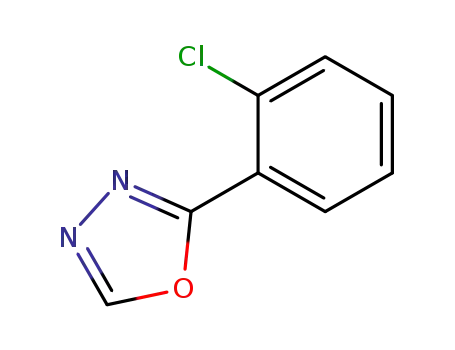 Molecular Structure of 90001-53-9 (1,3,4-OXADIAZOLE, 2-(2-CHLOROPHENYL)-)