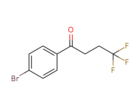 Molecular Structure of 1180670-65-8 (1-(4'-bromophenyl)-4,4,4-trifluoro-1-butanone)