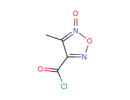 1,2,5-OXADIAZOLE-3-CARBONYL CHLORIDE,4-METHYL-,5-OXIDE