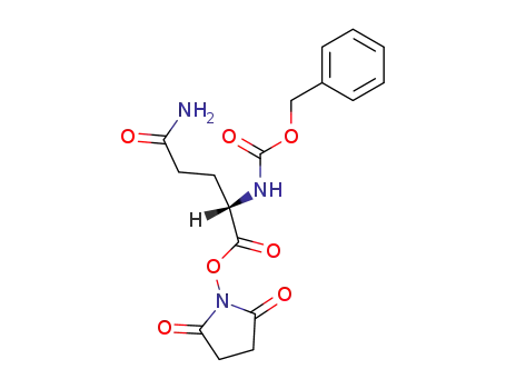 2,5-ジオキソピロリジン-1-イル (2S)-2-{[(ベンジルオキシ)カルボニル]アミノ}-4-カルバモイルブタノアート