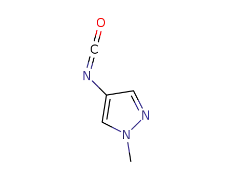 Molecular Structure of 1174064-57-3 (4-isocyanato-1-methyl-1H-pyrazole)