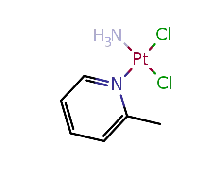 Platinum,amminedichloro(2-methylpyridine)-, (SP-4-3)-