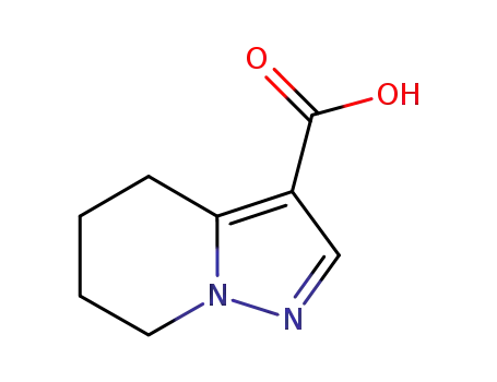 Molecular Structure of 307307-97-7 (Pyrazolo[1,5-a]pyridine-3-carboxylic acid, 4,5,6,7-tetrahydro-)