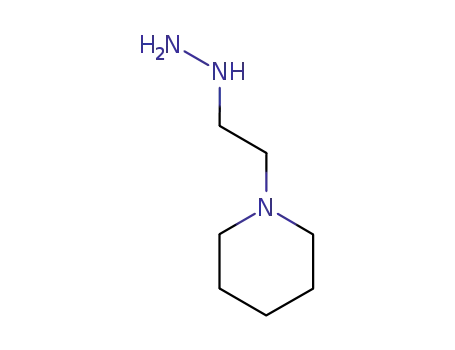 Molecular Structure of 6979-01-7 (1-(2-Hydrazinylethyl)piperidine)