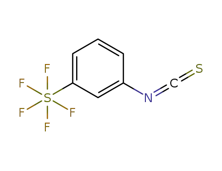 Molecular Structure of 1533425-64-7 (1-isothiocyanato-3-(pentafluorosulfanyl)benzene)