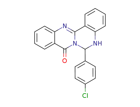 6-(4-chlorophenyl)-5,6-dihydro-8H-quinazolino[4,3-b]quinazolin-8-one