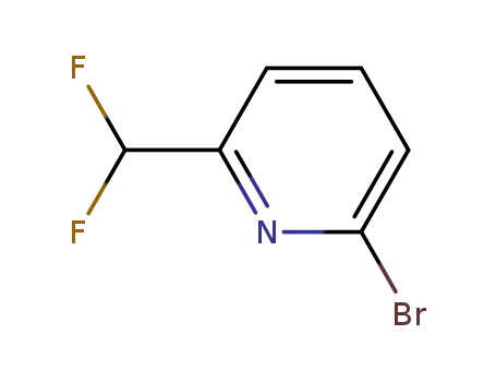 Molecular Structure of 872365-91-8 (2-Bromo-6-(difluoromethyl)pyridine)