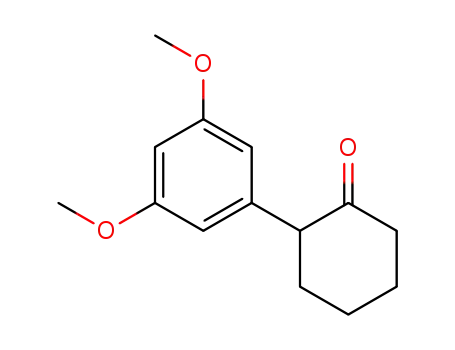 Molecular Structure of 89261-31-4 (Cyclohexanone, 2-(3,5-dimethoxyphenyl)-)