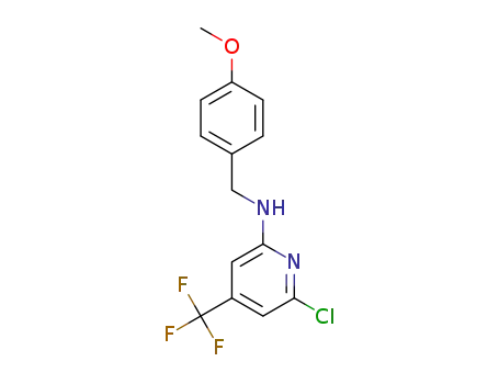 6-chloro-N-(4-methoxybenzyl)-4-(trifluoromethyl)pyridin-2-amine