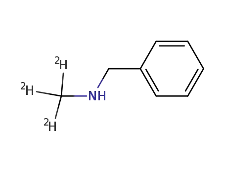 Molecular Structure of 122025-09-6 (BENZYLMETHYL-D3-AMINE)