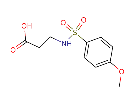 3-(4-methoxy-benzenesulfonylamino)-propionic acid