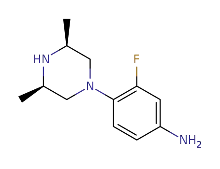4-(4-아미노-2-플루오로-페닐)-시스-2,6-디메틸-피페라진