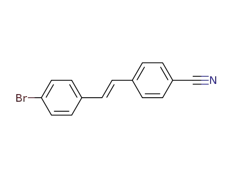 Molecular Structure of 144092-35-3 ((E)-4-(4-bromostyryl)benzonitrile)