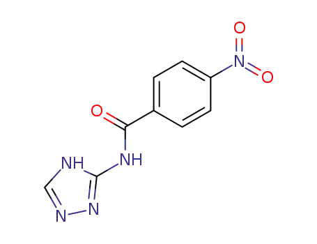 Molecular Structure of 36918-79-3 (4-nitro-N-1H-1,2,4-triazol-5-ylbenzamide)