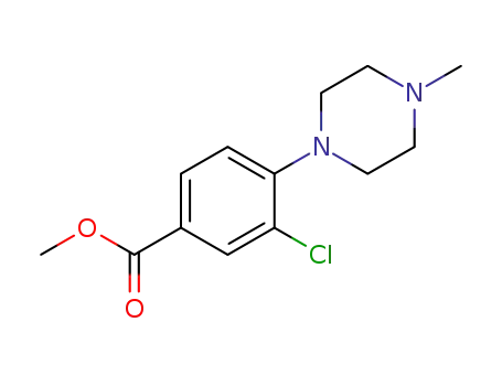 메틸 3-클로로-4-(4-메틸피페라지노)벤조에이트