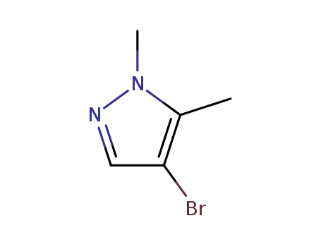 Molecular Structure of 5775-86-0 (4-bromo-1,5-dimethyl-1H-pyrazole)