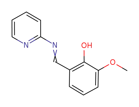 Phenol, 2-methoxy-6-[(2-pyridinylimino)methyl]-