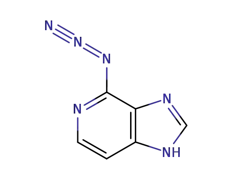 Molecular Structure of 98858-05-0 (4-azidoimidazo[4,5-c]pyridine)