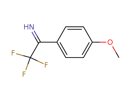 Molecular Structure of 63115-95-7 (Benzenemethanimine, 4-methoxy-a-(trifluoromethyl)-)