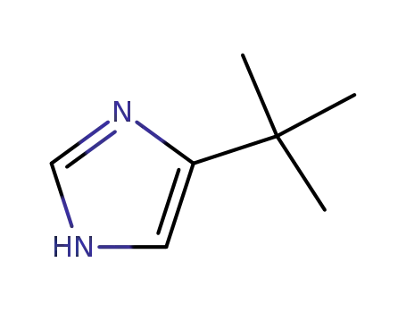Molecular Structure of 21149-98-4 (4-(1,1-diMethylethyl)-iMidazole)