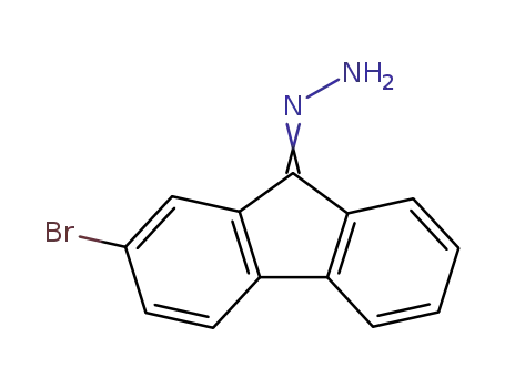 Molecular Structure of 91805-38-8 ((2-bromo-9H-fluoren-9-ylidene)hydrazine)