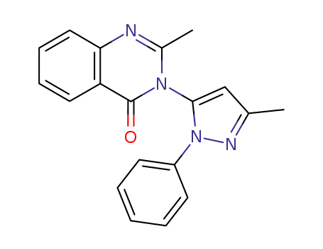 Molecular Structure of 65183-11-1 (2-methyl-3-(3-methyl-1-phenyl-1H-pyrazol-5-yl)quinazolin-4(3H)-one)